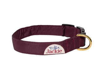 Jackie halsband vinrött