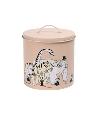 Moomin for pets - plåtburk rosa/beige