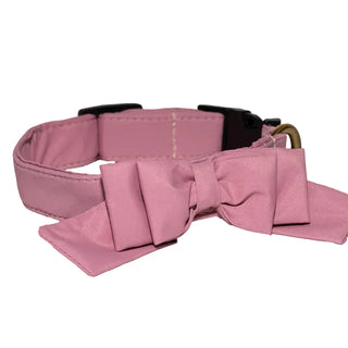 Jackie halsband dusty rose med rosett