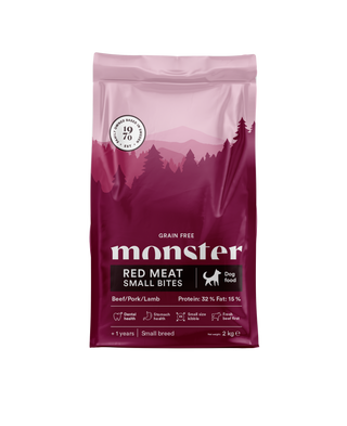 Monster small breed red meat 2kg