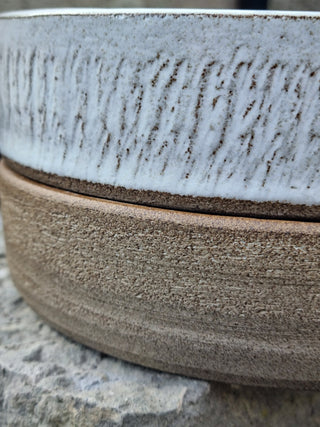 Stengodsskål Hundinspiration Bella Sand SLOW
