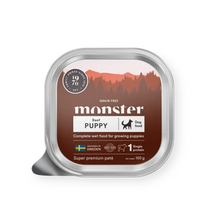 Monster blötmat paté puppy beef