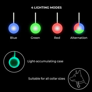 Waudog Led lysande lampa