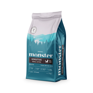 Monster Sensitive White Fish Small Bites