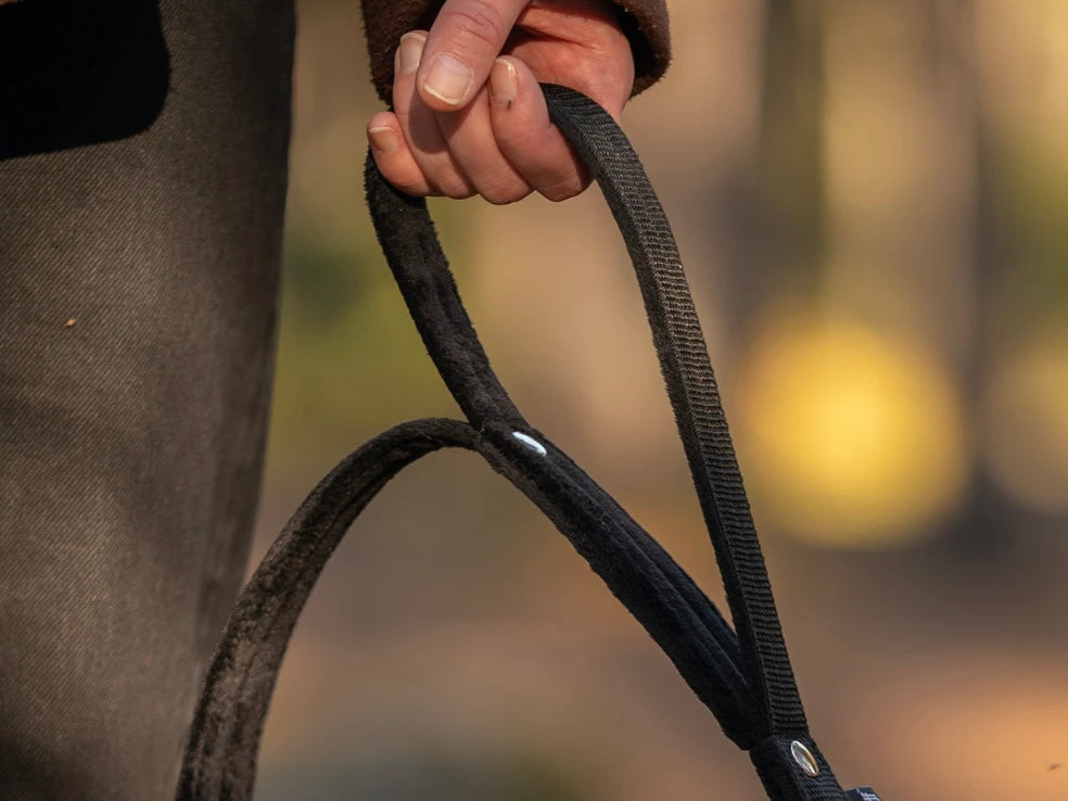 Hundstaff - väktarkoppel comfort extreme hake 200cm svart