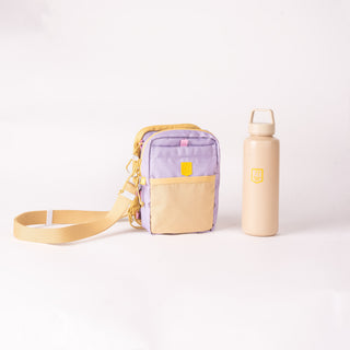 Woolly Wolf hydration shoulderbag lavendel