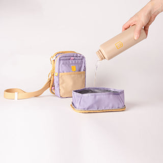 Woolly Wolf hydration shoulderbag lavendel