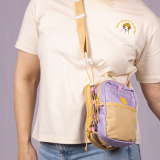 Woolly Wolf hydration shoulderbag lavendel