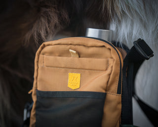 Woolly Wolf hydration shoulderbag brun