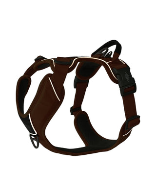 Hundinspiration Dog Copenhagen Comfort Walk Pro hundsele i färgen Mocca med mjuk vaddering och reflexdetaljer.