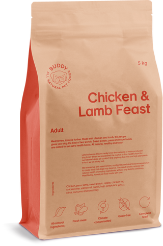 Buddy petfood - Chicken & lamb feast 5kg