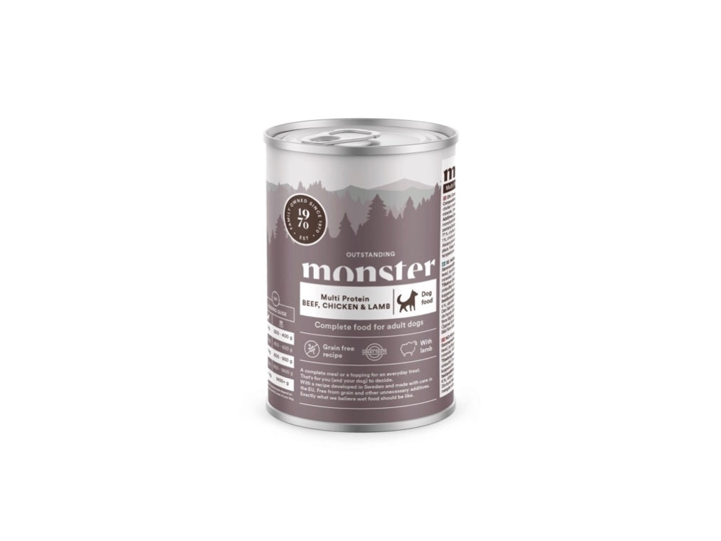 Monster blötmat Multi Protein Multi Protein Beef, Chicken & Lamb