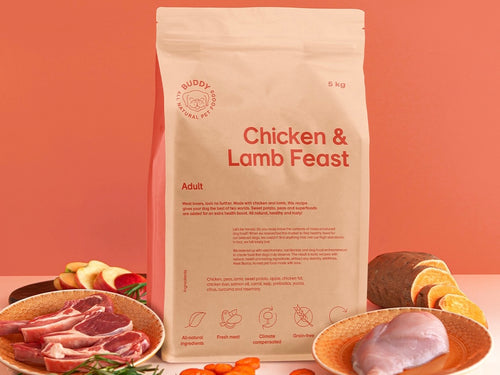 Buddy petfood - Chicken & lamb feast 2kg