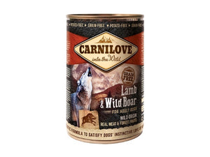Carnilove våtfoder konserv - Lamb & wild boar 400g