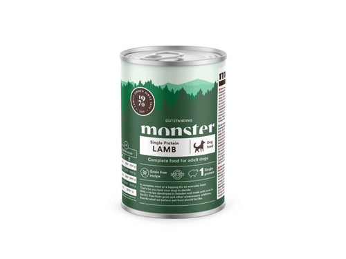 Monster blötmat single protein lamb