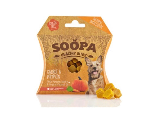 Soopa bites - Carrot and pumpkin