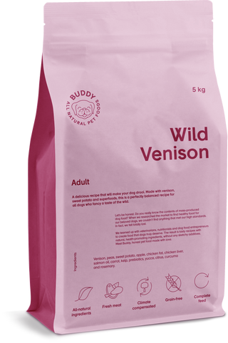 Buddy petfood - Wild venison 5kg