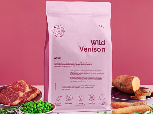 Buddy petfood - Wild venison 5kg ENDAST AVHÄMTNING!