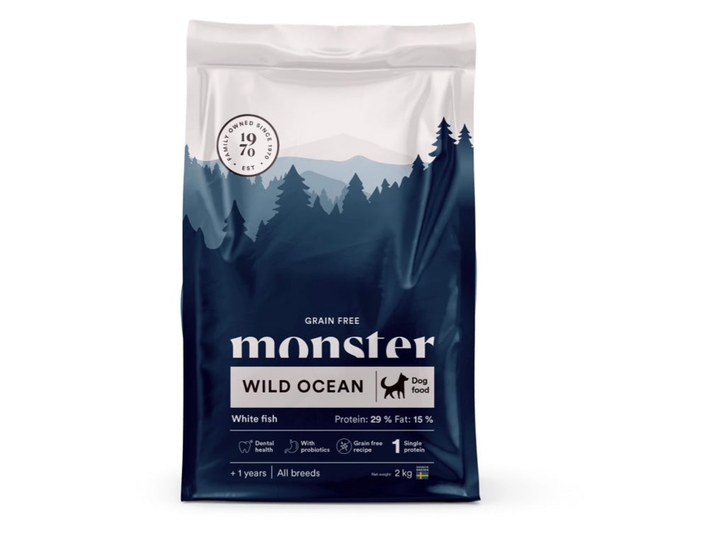 Monster grain free wild ocean 2kg/12kg/17kg